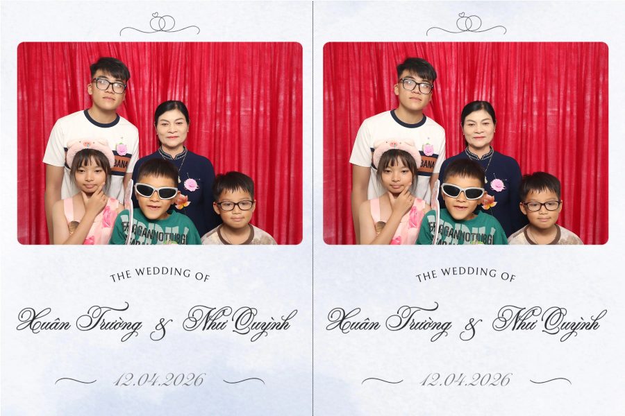Chupbox Wedding Photobooth for Truong & Quynh at Luxury Palace