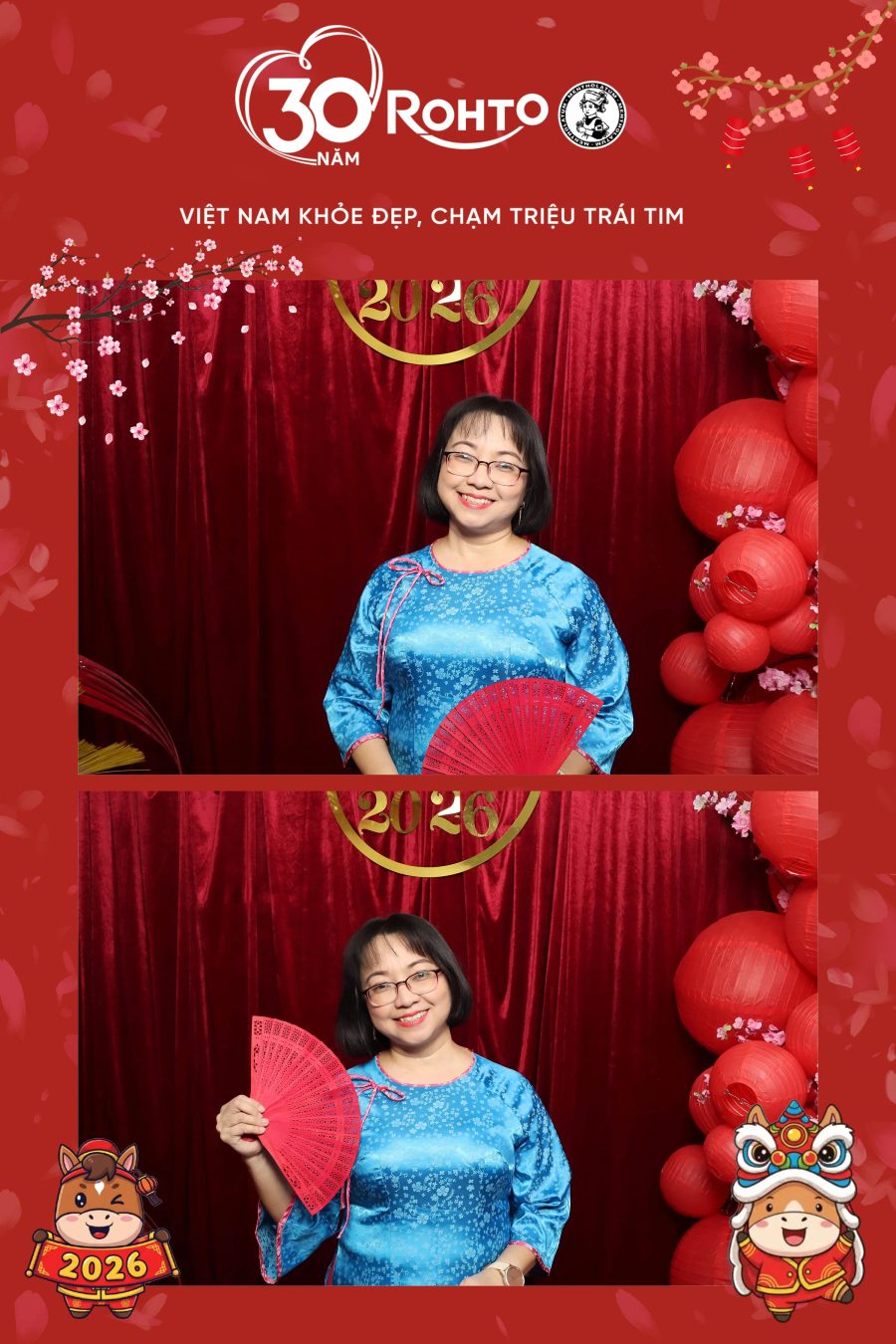 Rohto Vietnam Year-end Party with Chupbox Photobooth