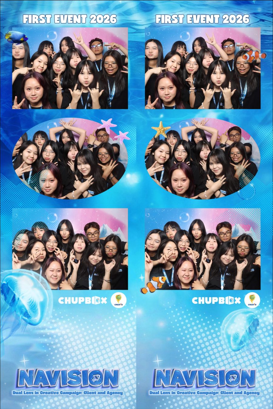 Chupbox Photobooth Photo at FIRST EVENT 2026 of Marketing Club Creatio