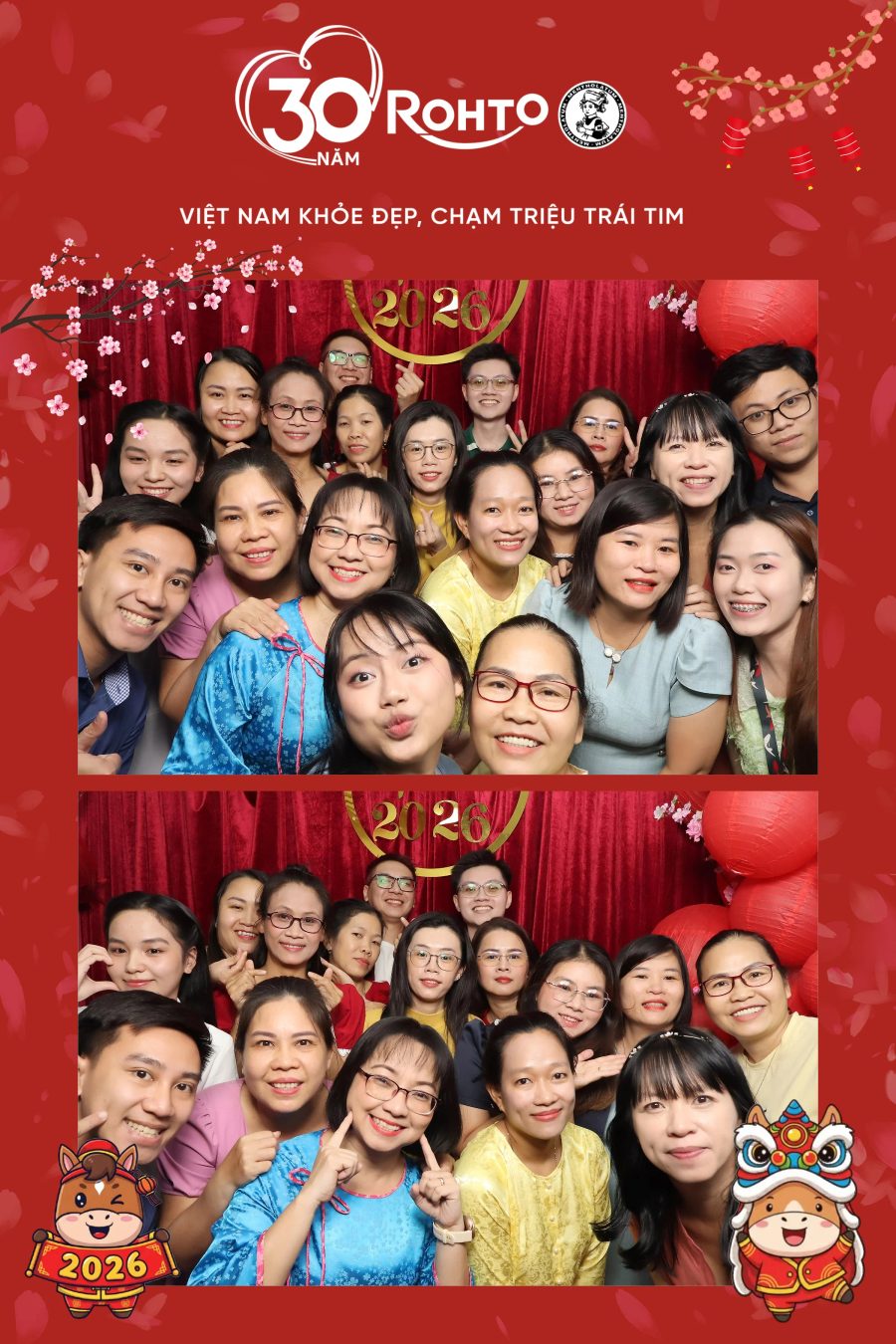 Rohto Vietnam Year-end Party with Chupbox Photobooth