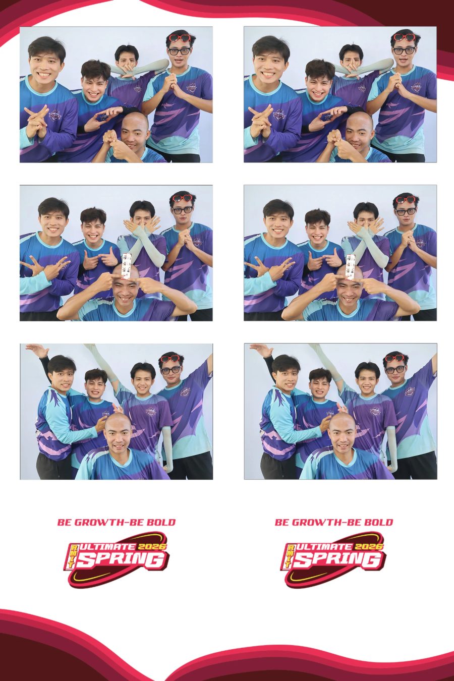 Chupbox Photobooth of RMIT Ultimate Frisbee Club at RMIT university in HCM