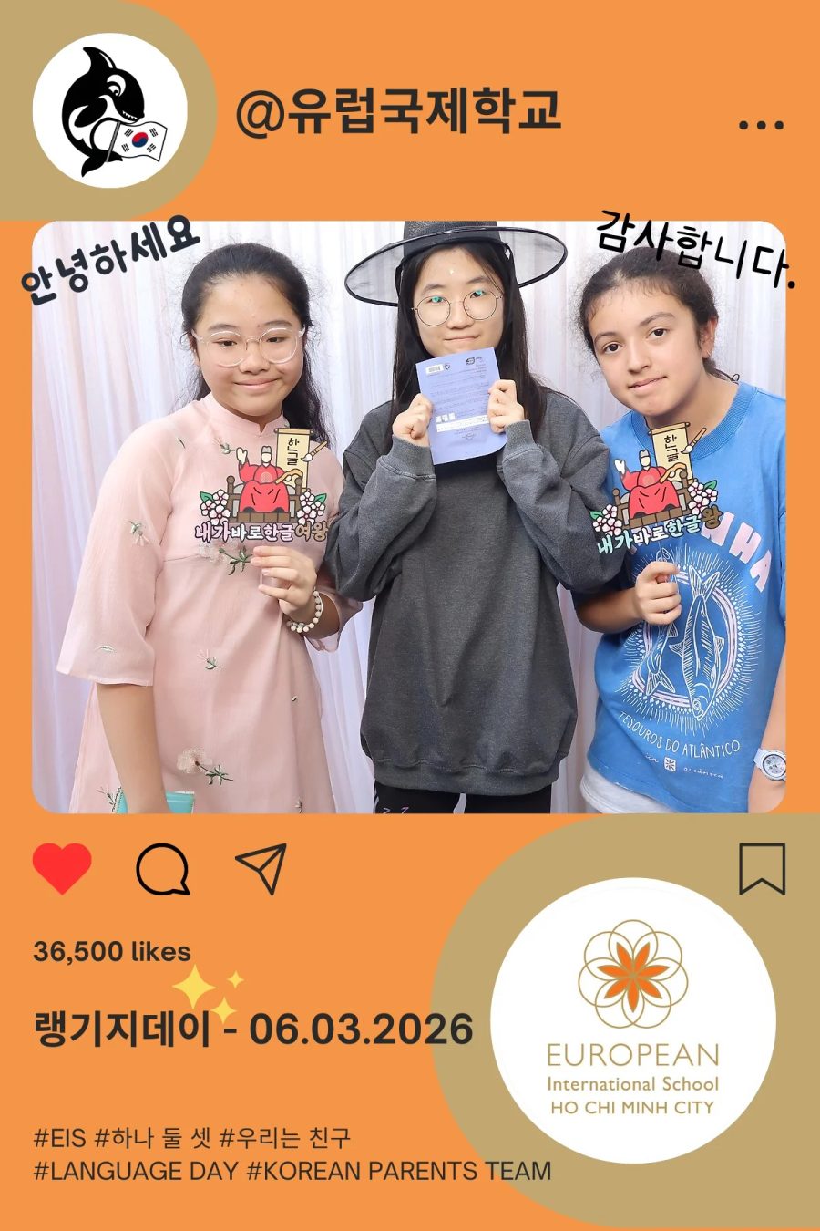 Language Day 2026 at European International School (EIS) in Ho Chi Minh City