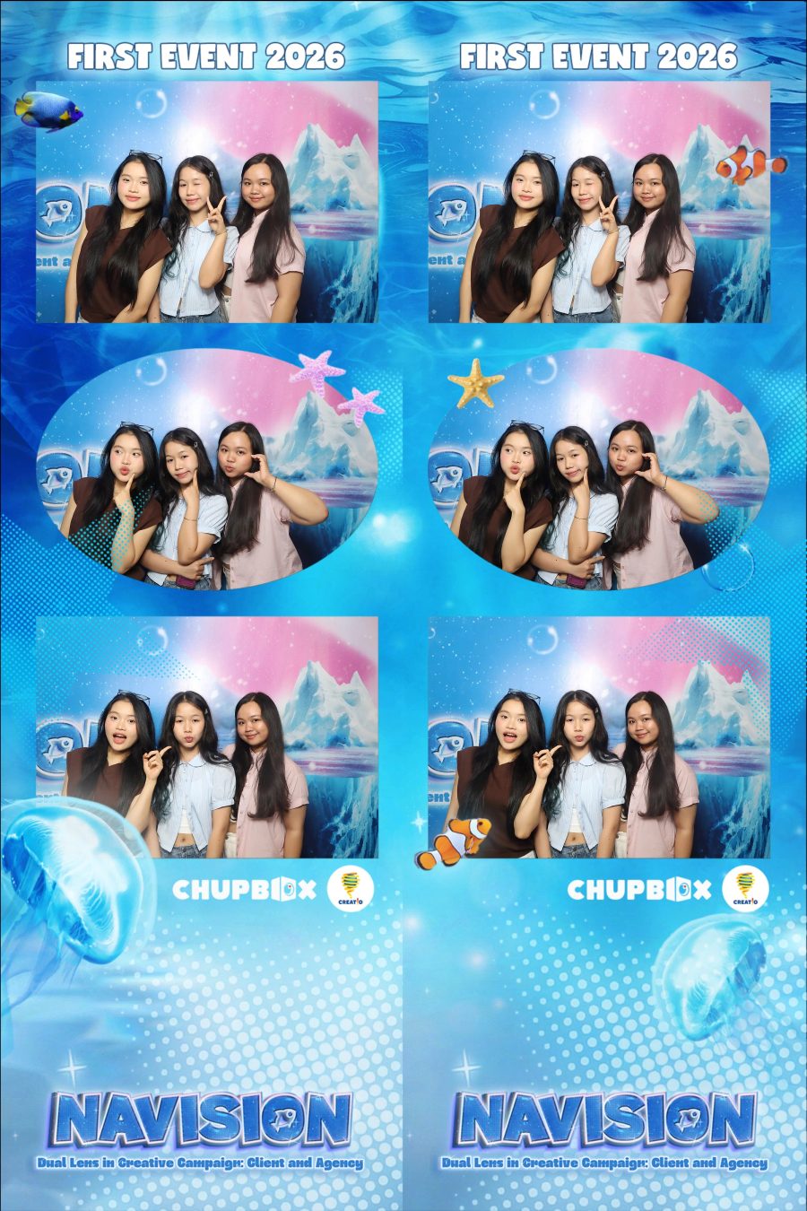 Chupbox Photobooth Photo at FIRST EVENT 2026 of Marketing Club Creatio