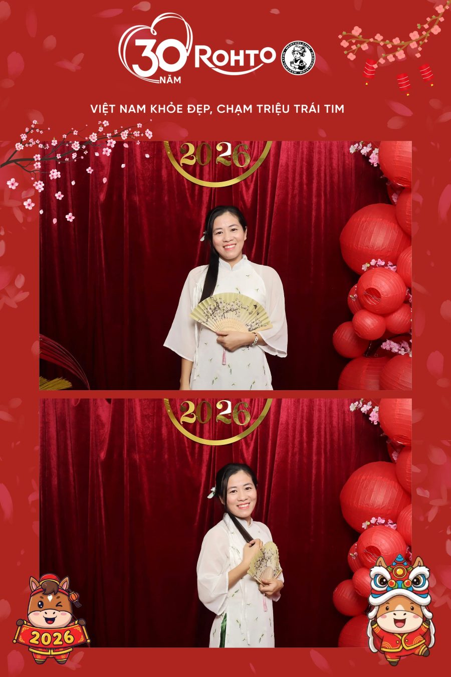 Rohto Vietnam Year-end Party with Chupbox Photobooth