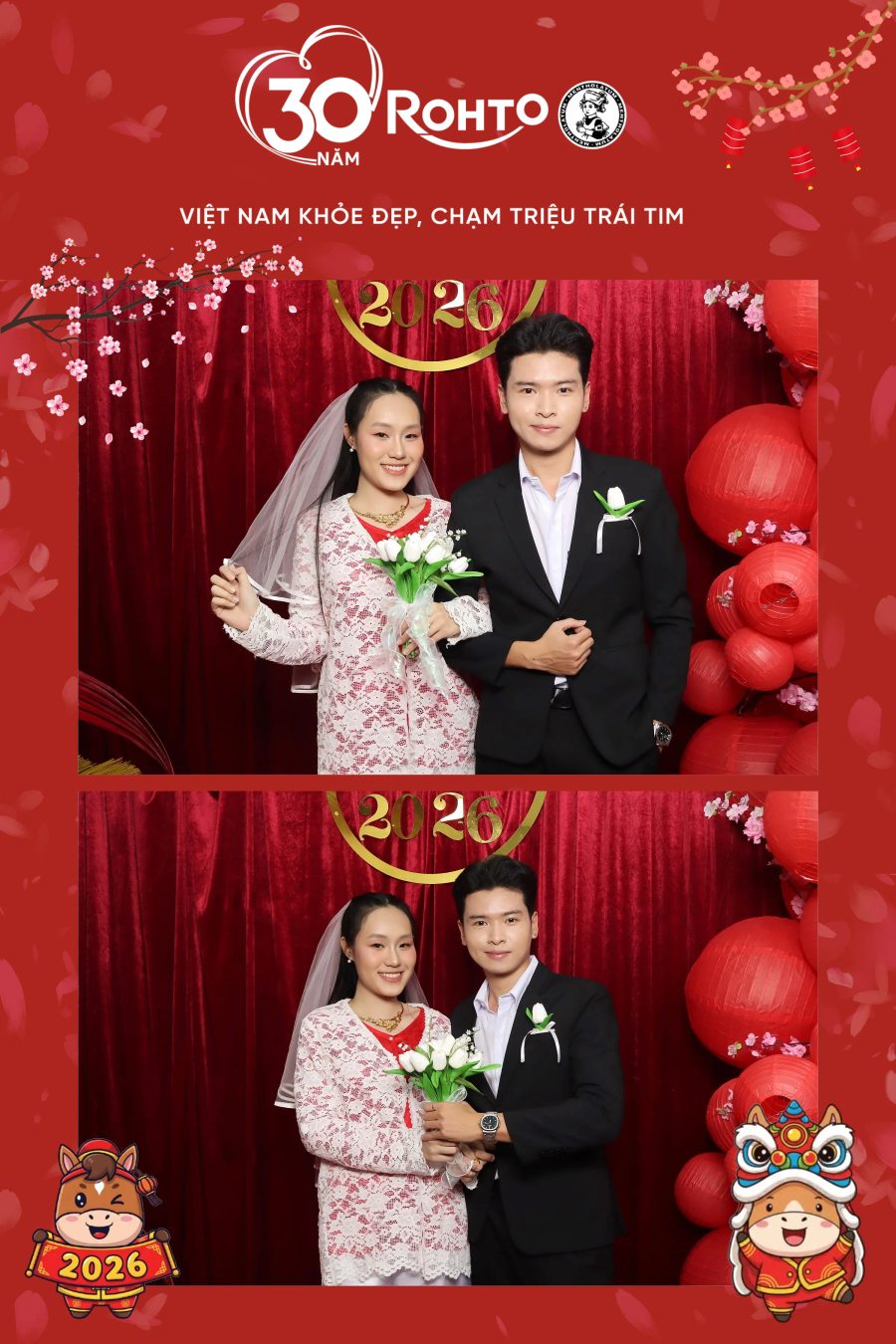 Rohto Vietnam Year-end Party with Chupbox Photobooth