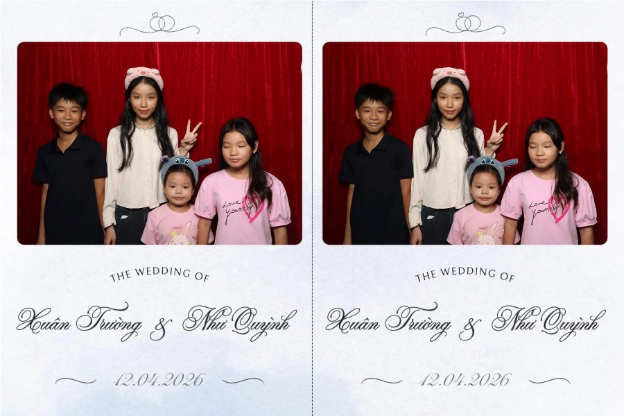 Chupbox Wedding Photobooth for Truong & Quynh at Luxury Palace