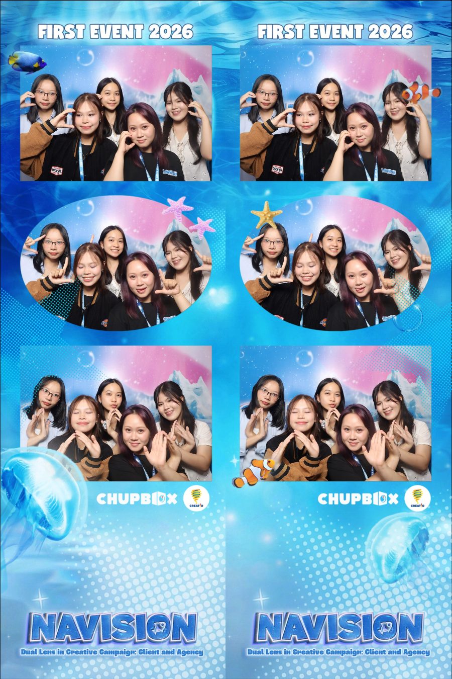 Chupbox Photobooth Photo at FIRST EVENT 2026 of Marketing Club Creatio