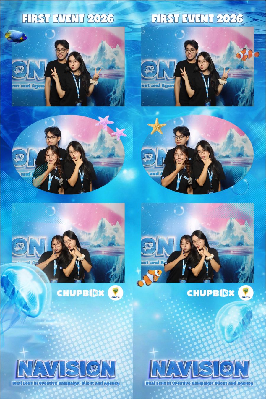 Chupbox Photobooth Photo at FIRST EVENT 2026 of Marketing Club Creatio