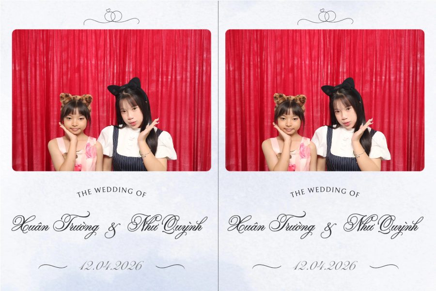 Chupbox Wedding Photobooth for Truong & Quynh at Luxury Palace
