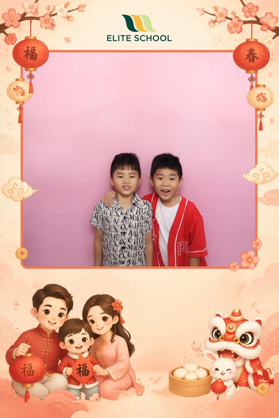 Chupbox Photobooth for Family day at Elite School Binh Duong
