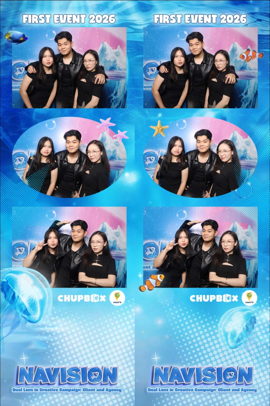 Chupbox Photobooth Photo at FIRST EVENT 2026 of Marketing Club Creatio