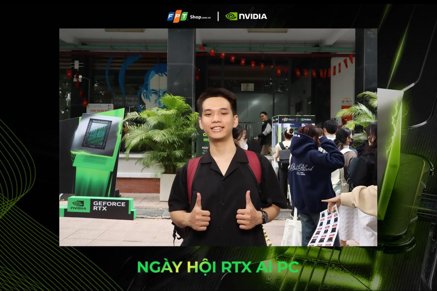 Chupbox Photobooth activity for Nvidia Promotion at University of Economics and Law