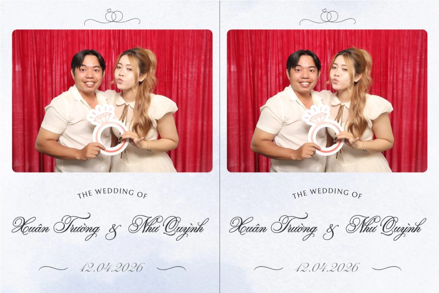 Chupbox Wedding Photobooth for Truong & Quynh at Luxury Palace