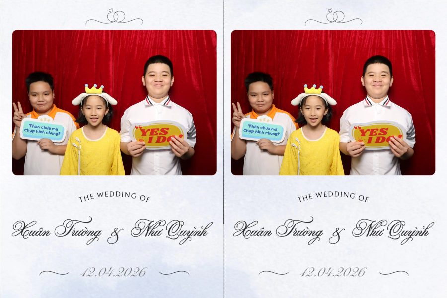 Chupbox Wedding Photobooth for Truong & Quynh at Luxury Palace