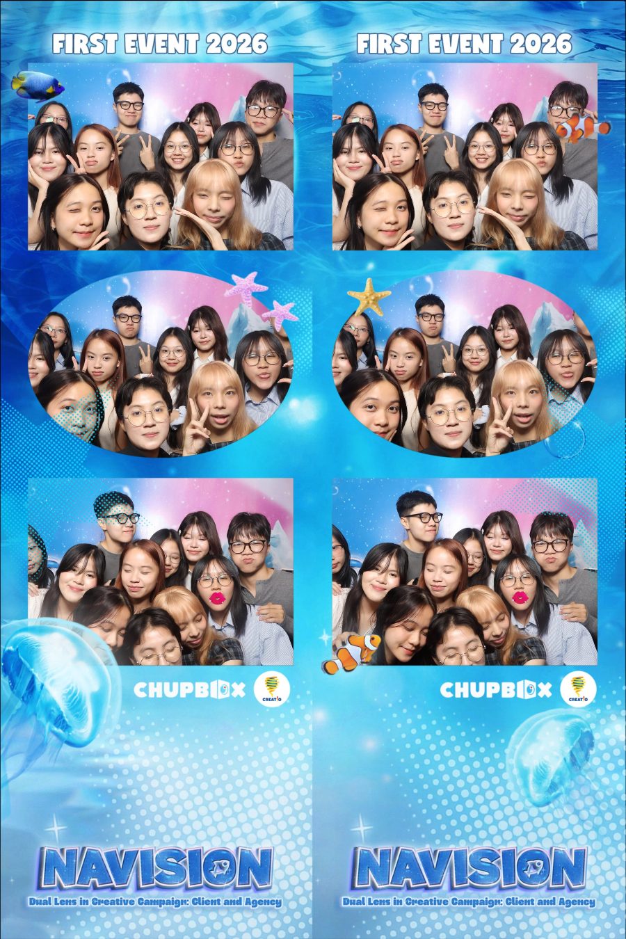 Chupbox Photobooth Photo at FIRST EVENT 2026 of Marketing Club Creatio