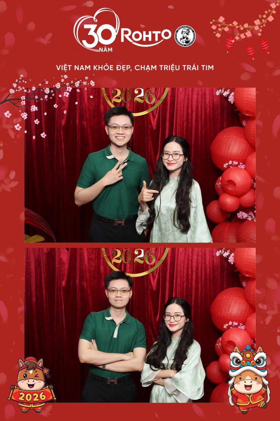 Rohto Vietnam Year-end Party with Chupbox Photobooth