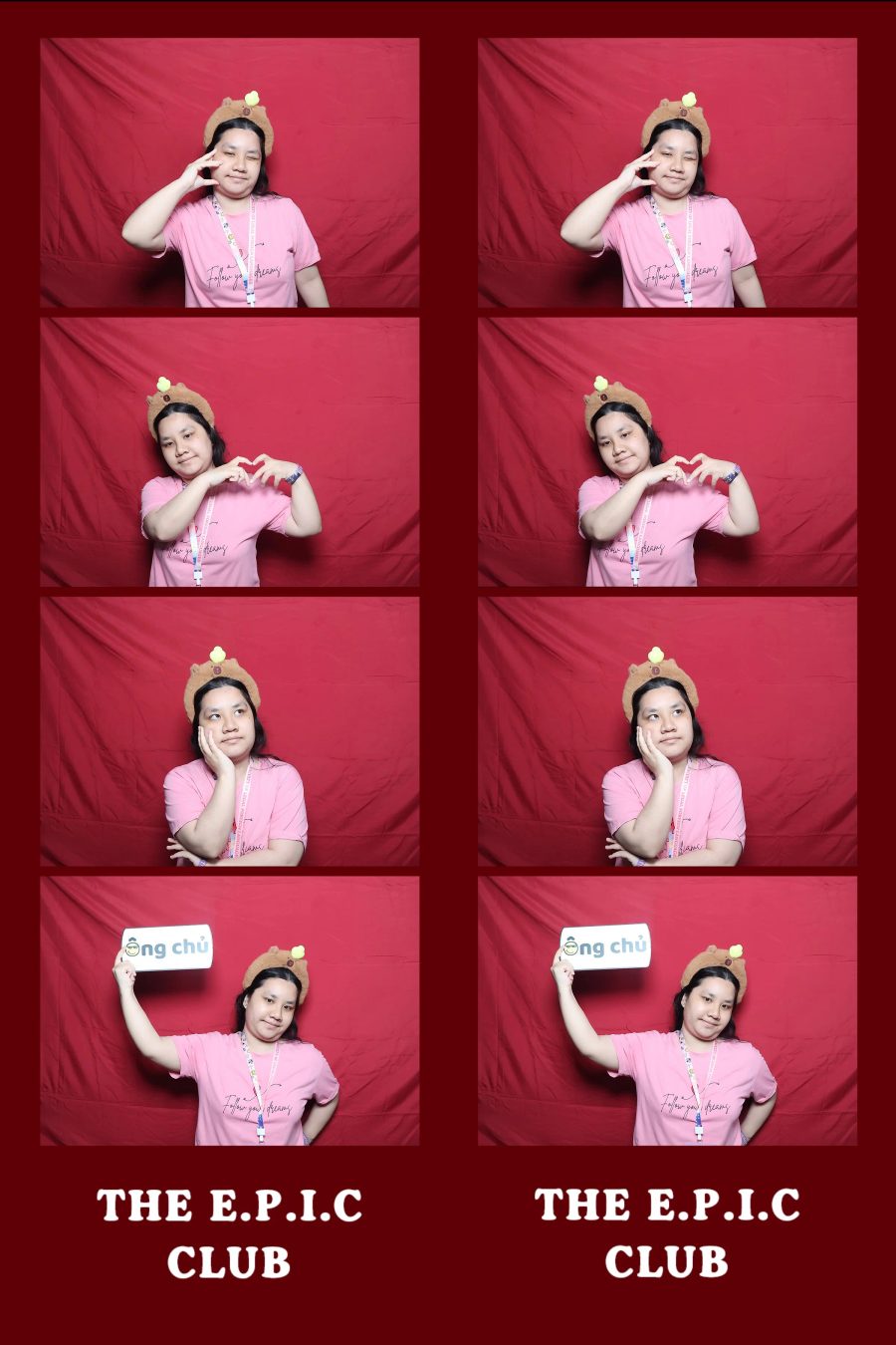 Chupbox Photobooth photo at The EPIC Club of HCMC University of Law