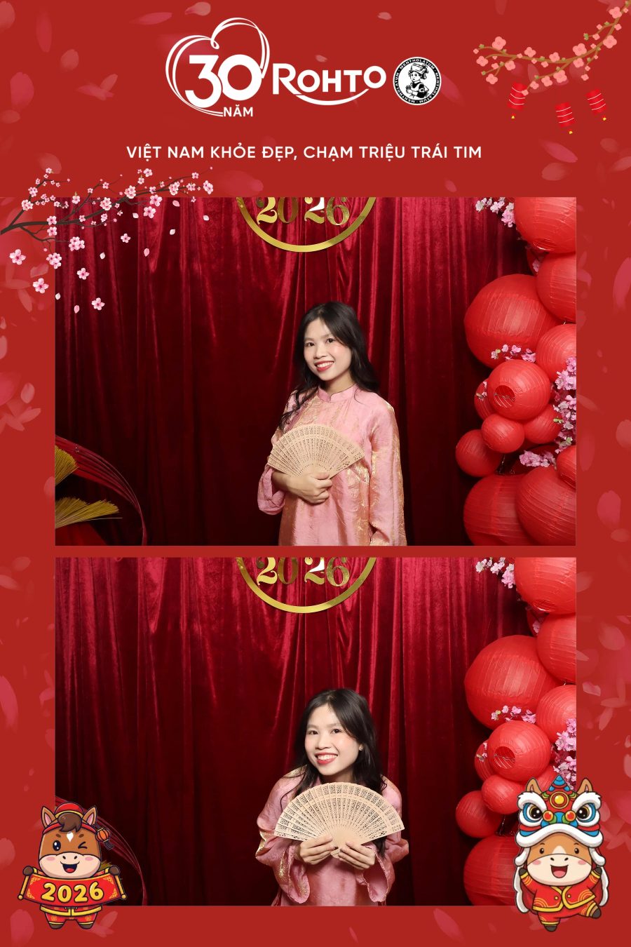Rohto Vietnam Year-end Party with Chupbox Photobooth
