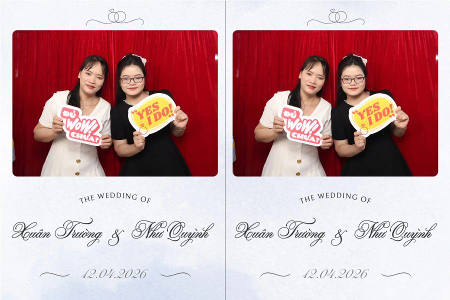 Chupbox Wedding Photobooth for Truong & Quynh at Luxury Palace