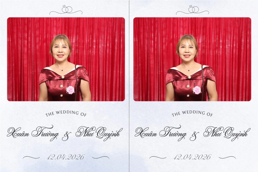 Chupbox Wedding Photobooth for Truong & Quynh at Luxury Palace
