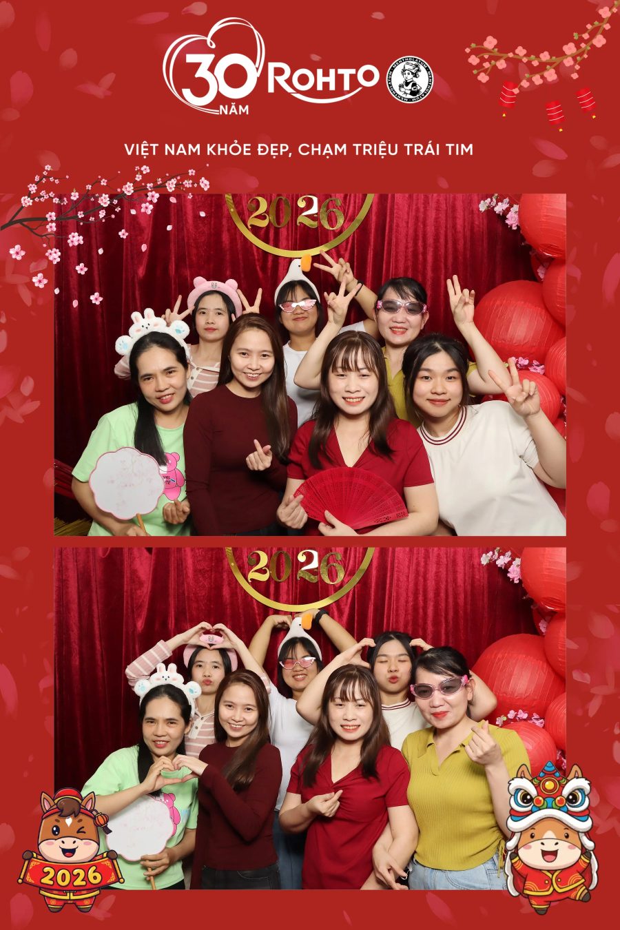 Rohto Vietnam Year-end Party with Chupbox Photobooth