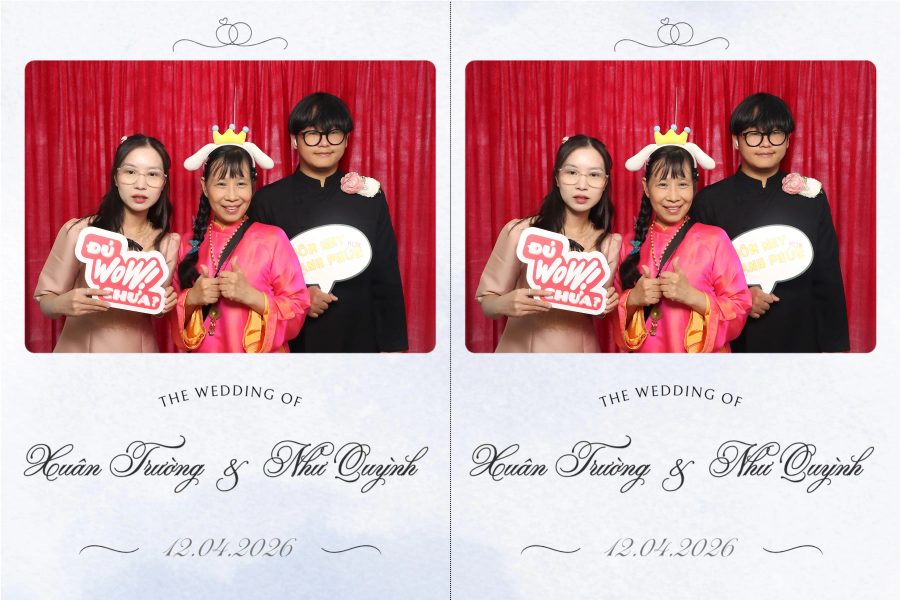 Chupbox Wedding Photobooth for Truong & Quynh at Luxury Palace