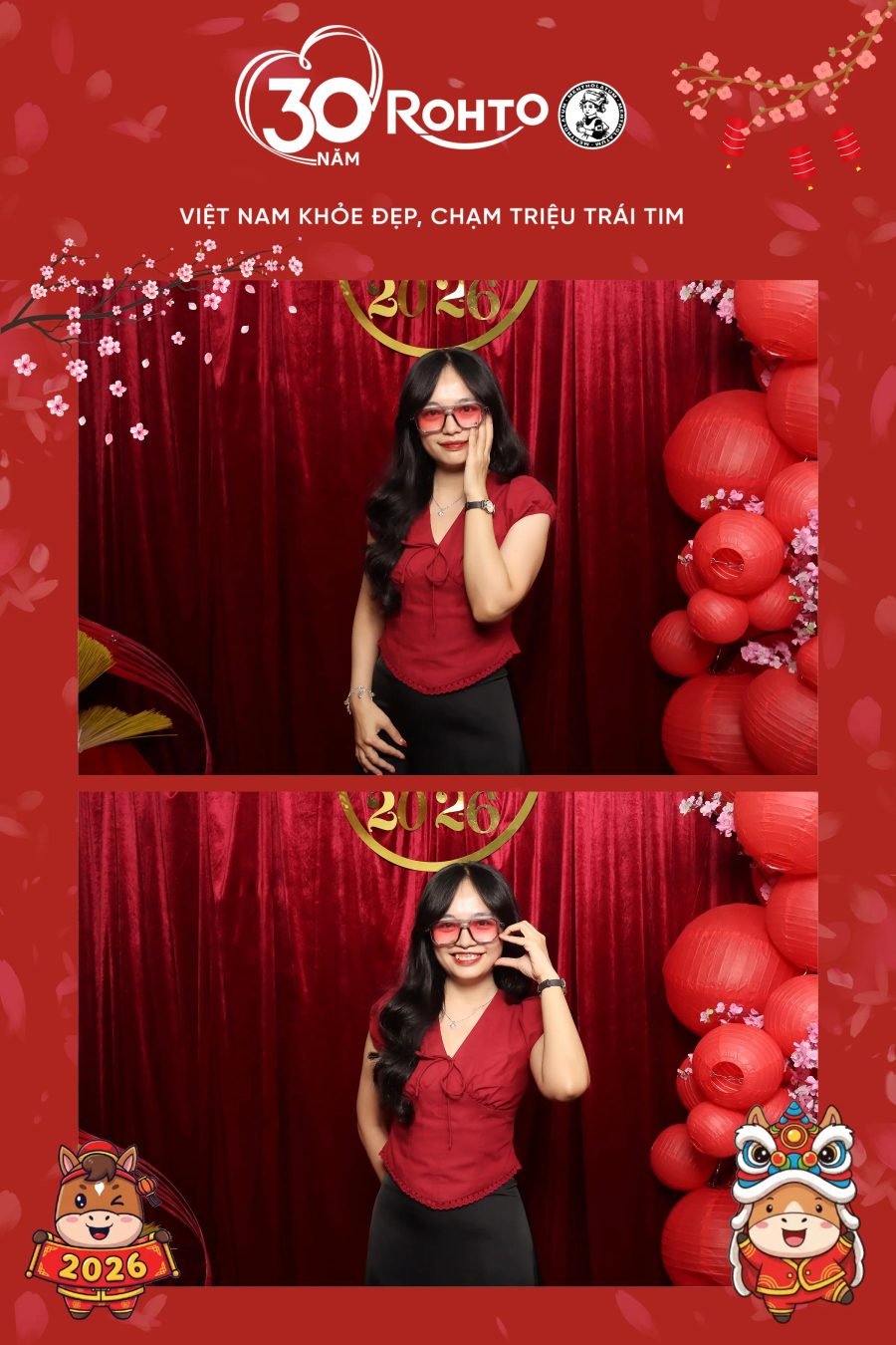 Rohto Vietnam Year-end Party with Chupbox Photobooth