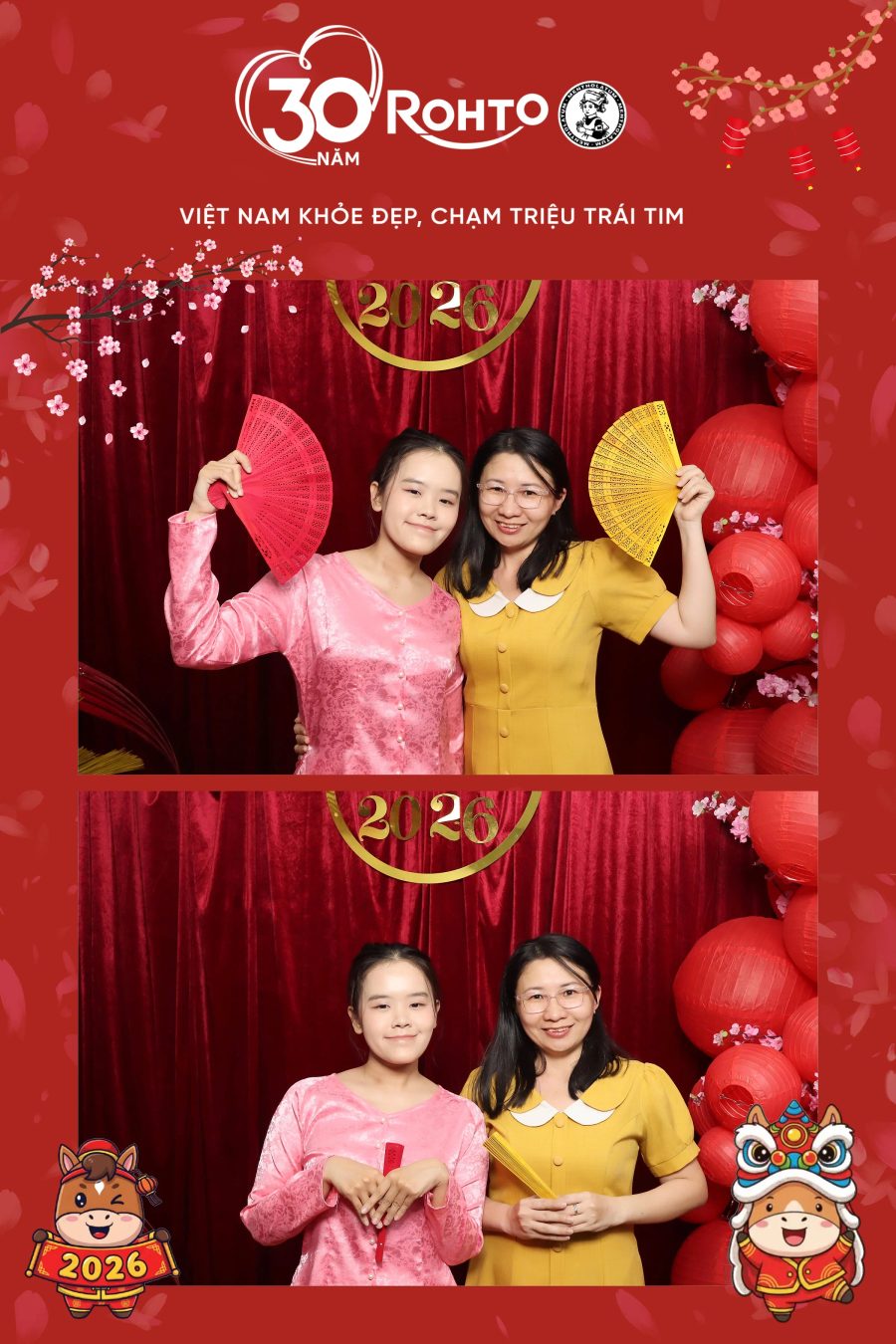Rohto Vietnam Year-end Party with Chupbox Photobooth