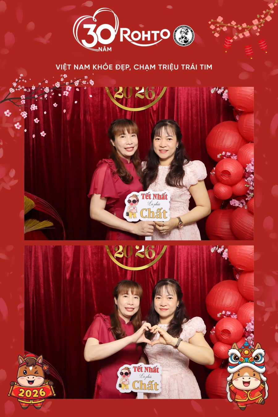 Rohto Vietnam Year-end Party with Chupbox Photobooth
