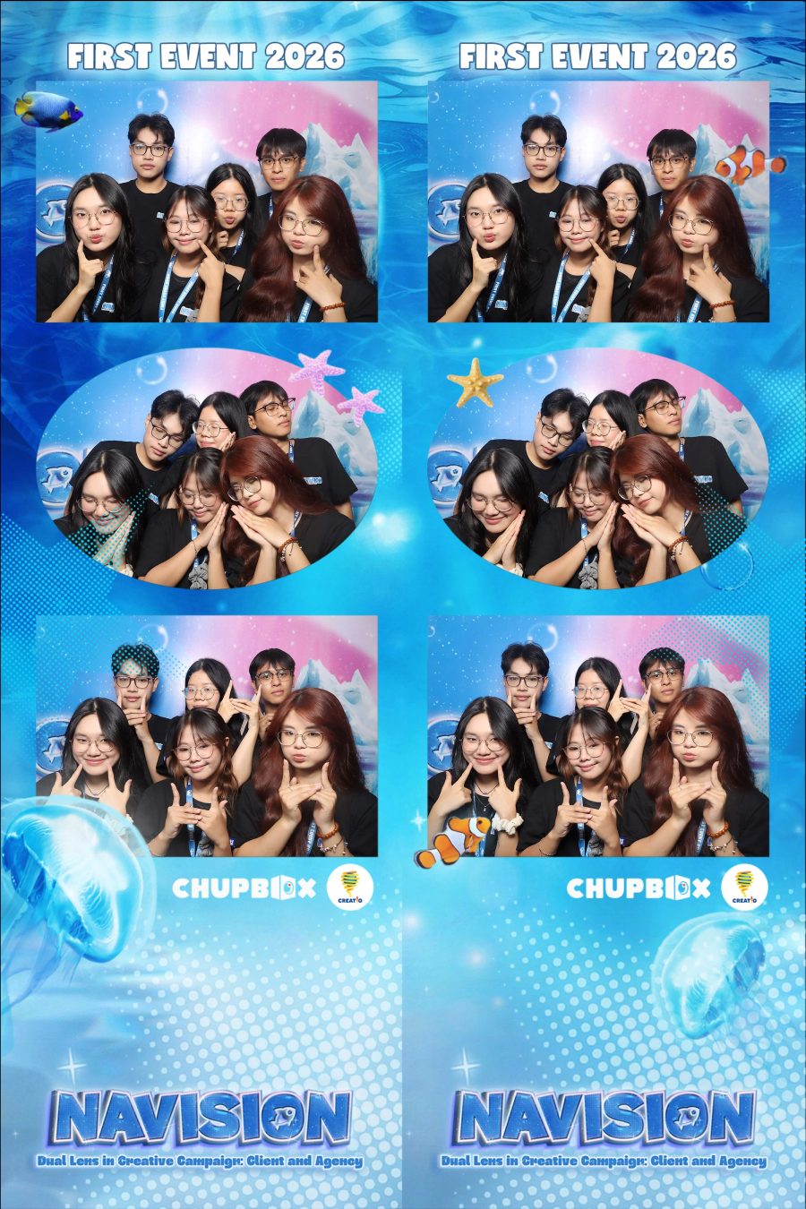 Chupbox Photobooth Photo at FIRST EVENT 2026 of Marketing Club Creatio