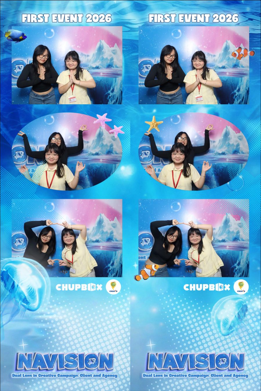 Chupbox Photobooth Photo at FIRST EVENT 2026 of Marketing Club Creatio