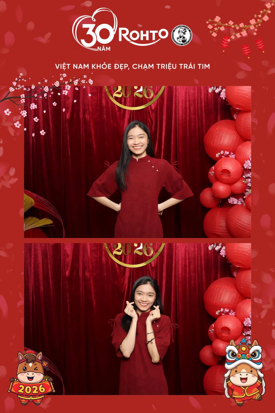 Rohto Vietnam Year-end Party with Chupbox Photobooth