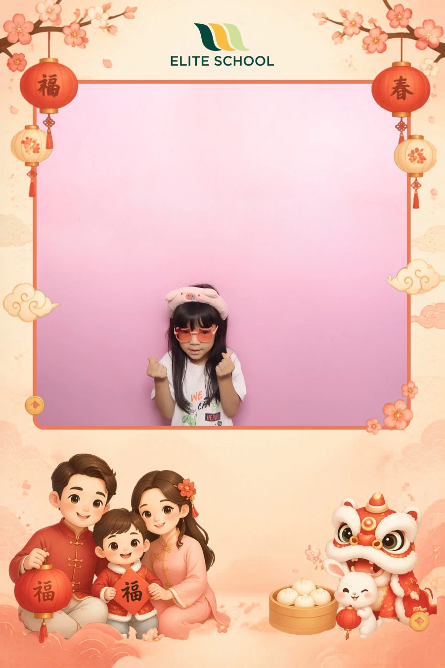 Chupbox Photobooth for Family day at Elite School Binh Duong