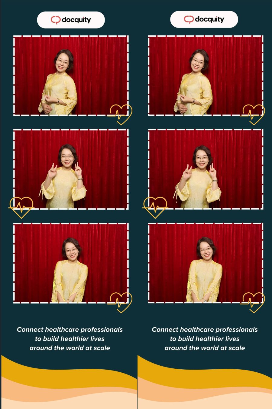 Chupbox Photobooth operation at Docquity company event