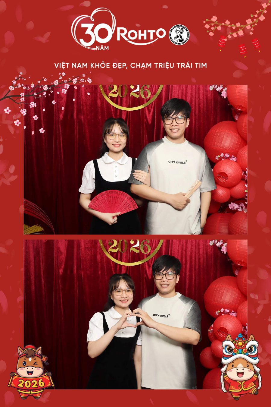 Rohto Vietnam Year-end Party with Chupbox Photobooth
