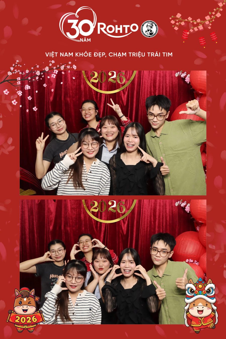 Rohto Vietnam Year-end Party with Chupbox Photobooth