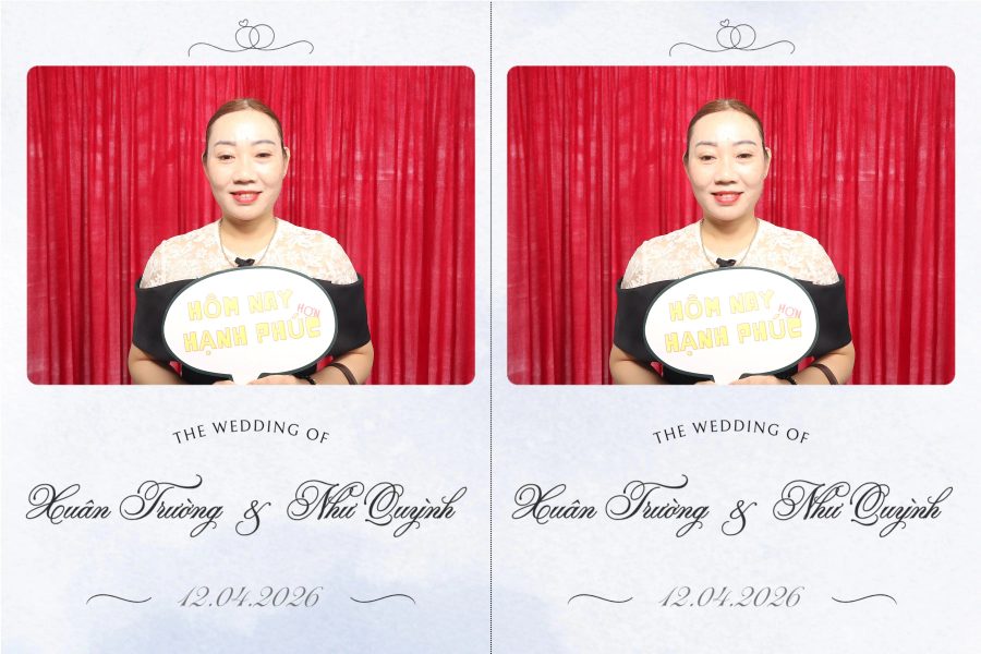 Chupbox Wedding Photobooth for Truong & Quynh at Luxury Palace