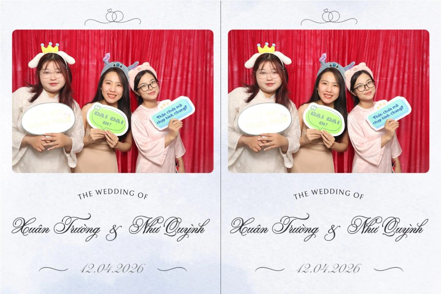 Chupbox Wedding Photobooth for Truong & Quynh at Luxury Palace