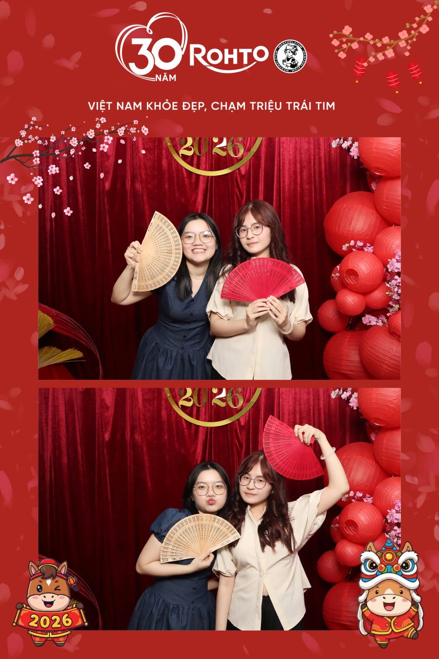 Rohto Vietnam Year-end Party with Chupbox Photobooth