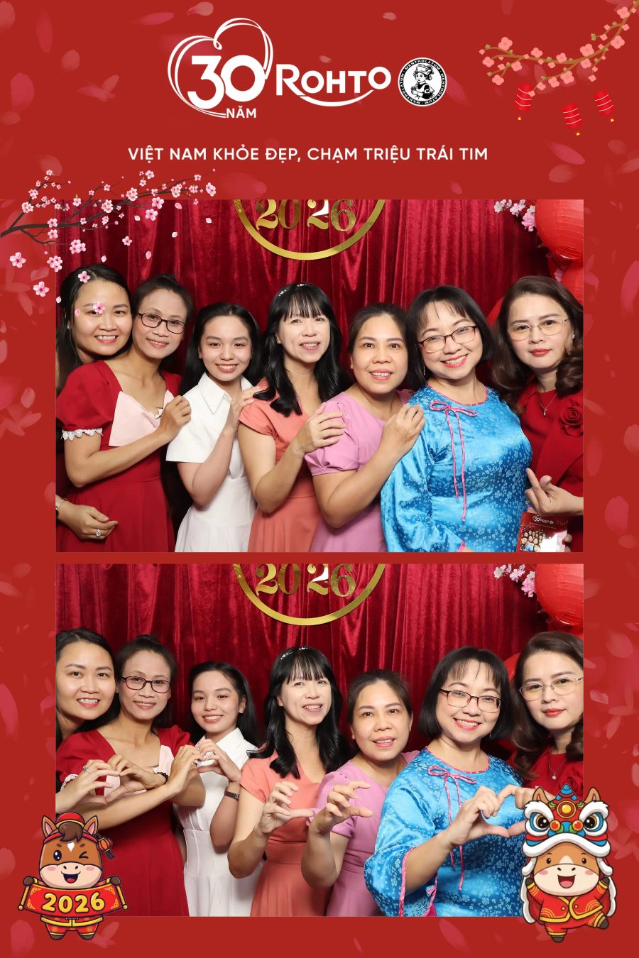Rohto Vietnam Year-end Party with Chupbox Photobooth