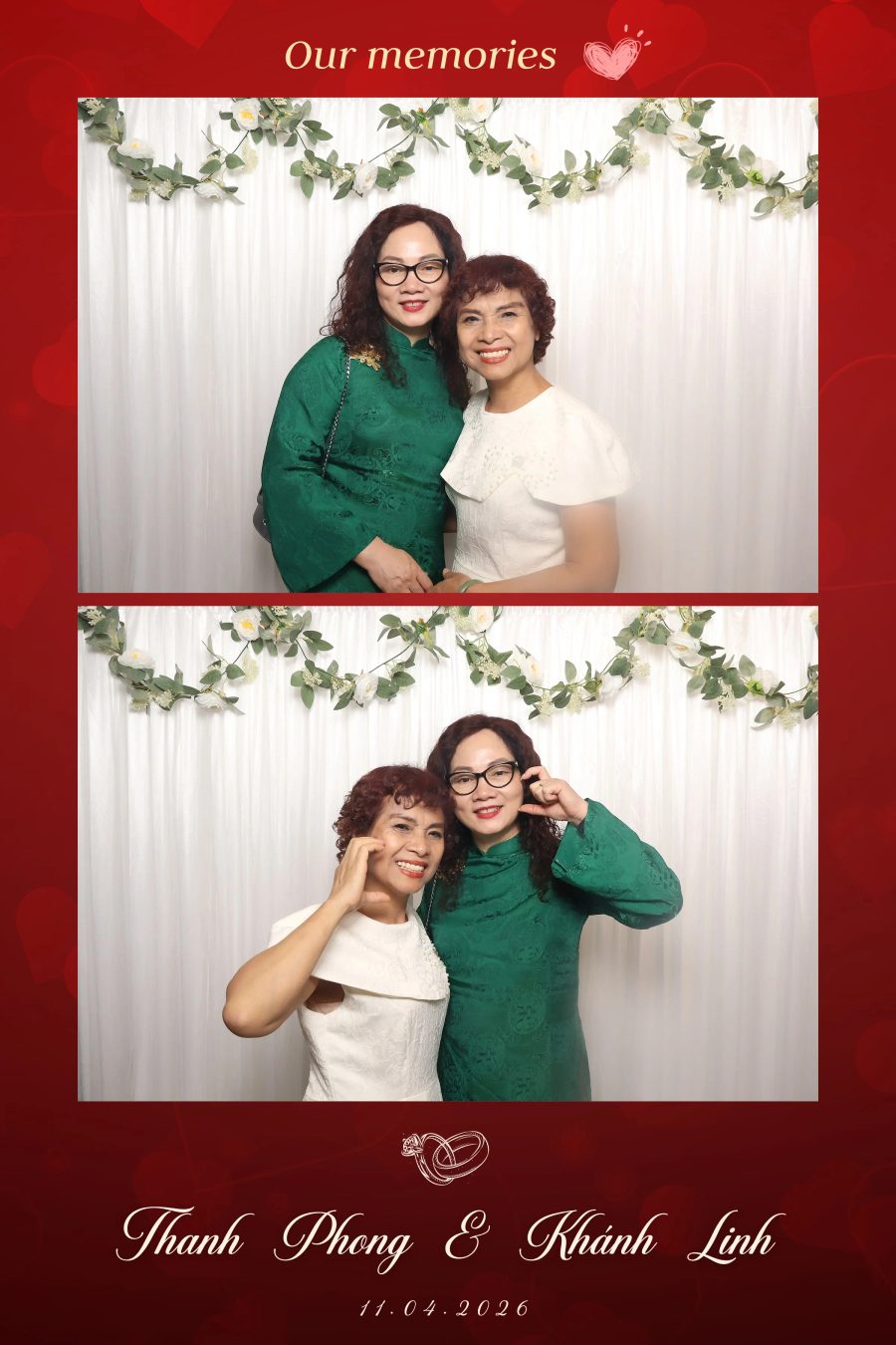 Chupbox Photobooth for Phong & Linh Wedding at Luxury Palace