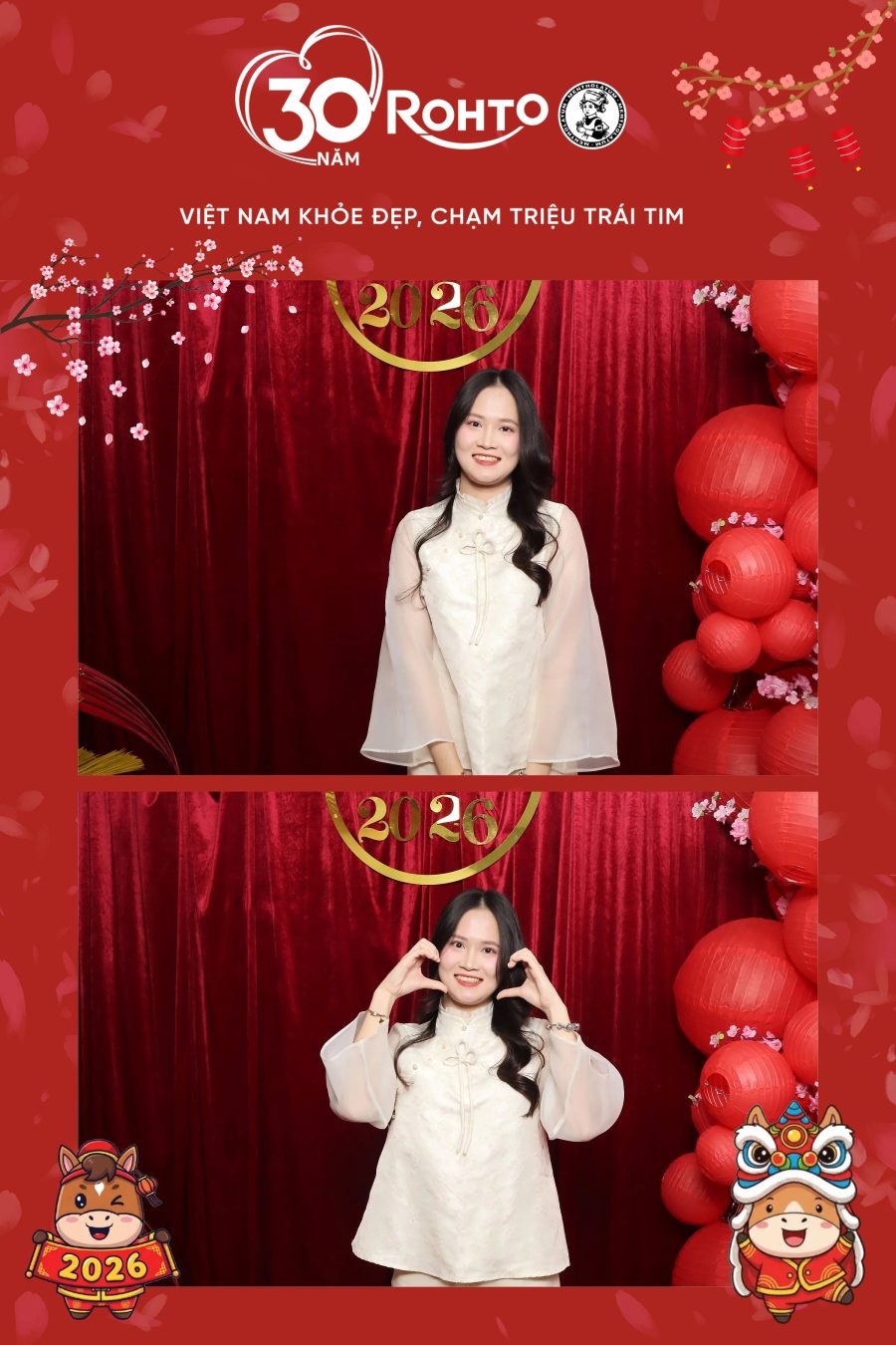 Rohto Vietnam Year-end Party with Chupbox Photobooth
