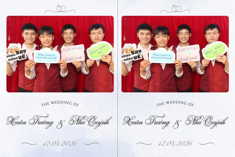 Chupbox Wedding Photobooth for Truong & Quynh at Luxury Palace