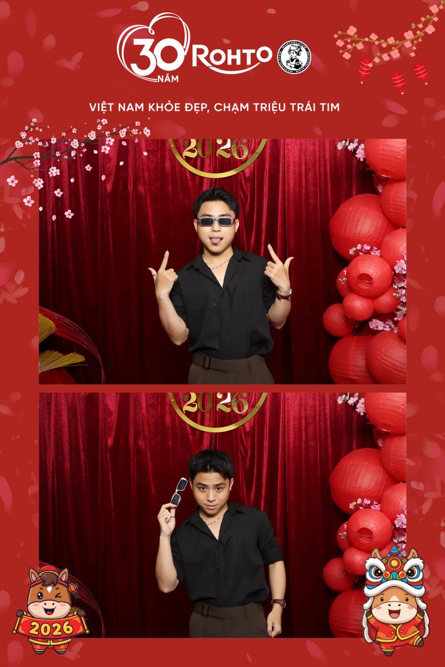 Rohto Vietnam Year-end Party with Chupbox Photobooth
