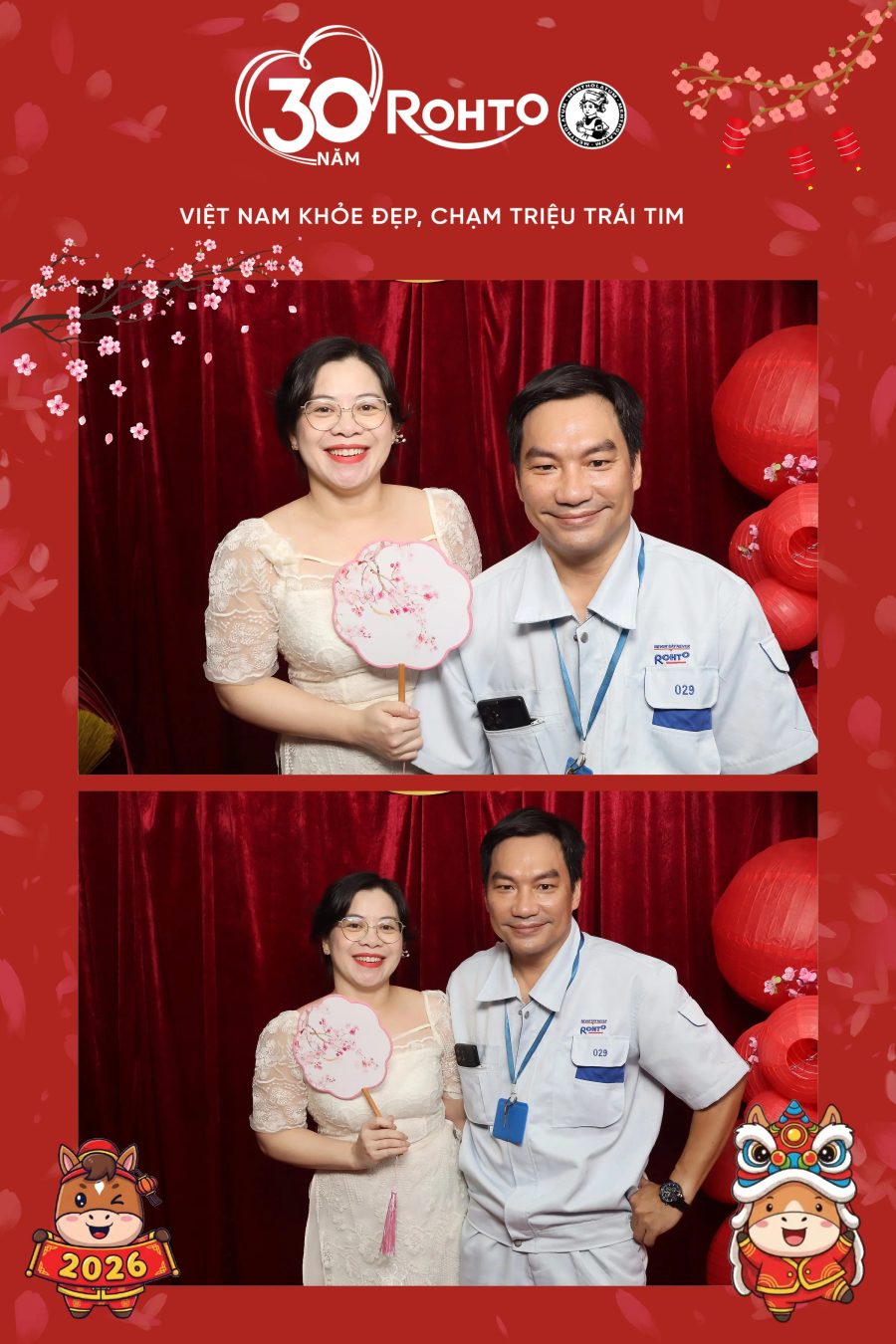 Rohto Vietnam Year-end Party with Chupbox Photobooth
