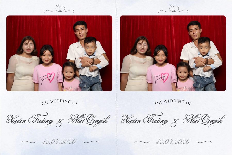 Chupbox Wedding Photobooth for Truong & Quynh at Luxury Palace