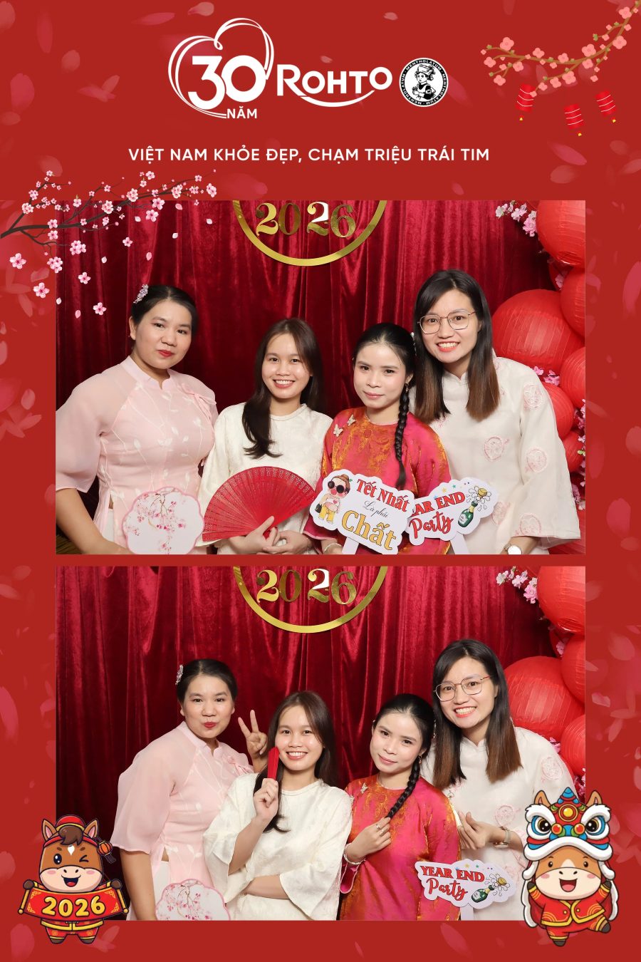 Rohto Vietnam Year-end Party with Chupbox Photobooth