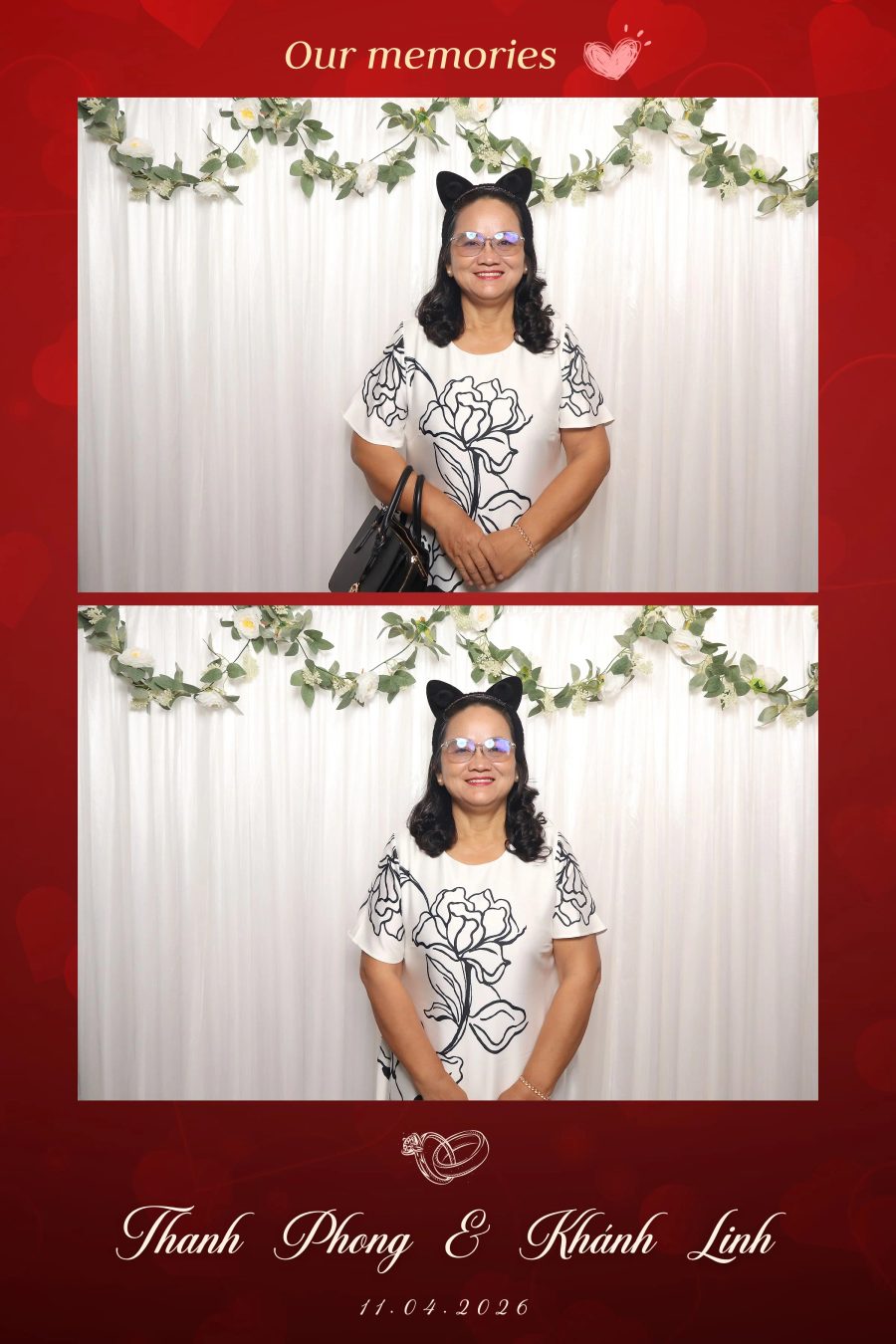 Chupbox Photobooth for Phong & Linh Wedding at Luxury Palace