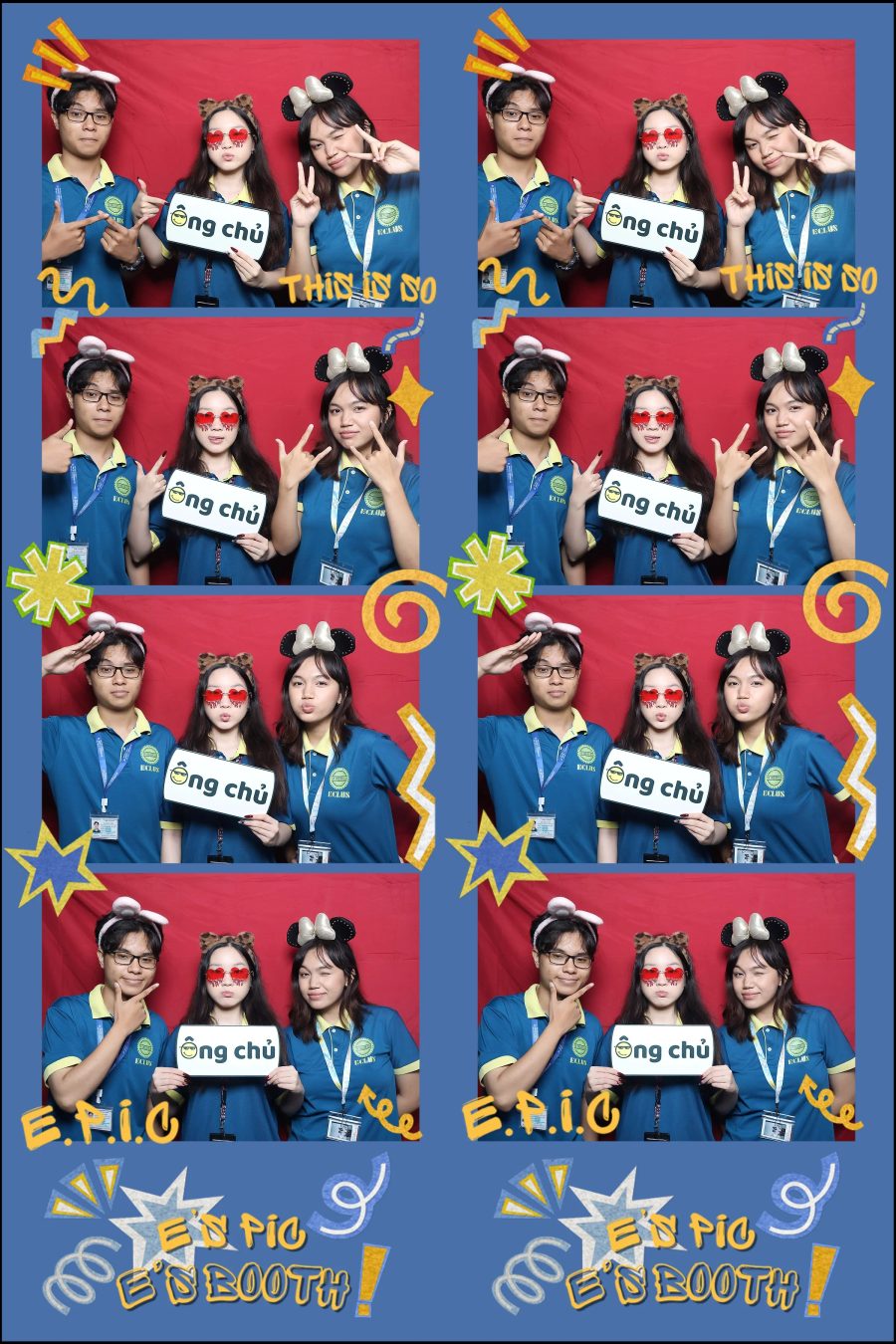 Chupbox Photobooth photo at The EPIC Club of HCMC University of Law