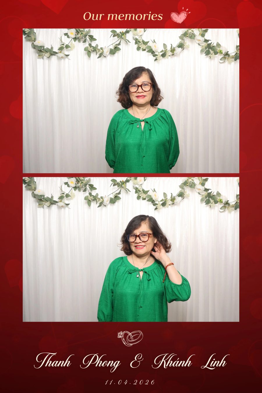 Chupbox Photobooth for Phong & Linh Wedding at Luxury Palace